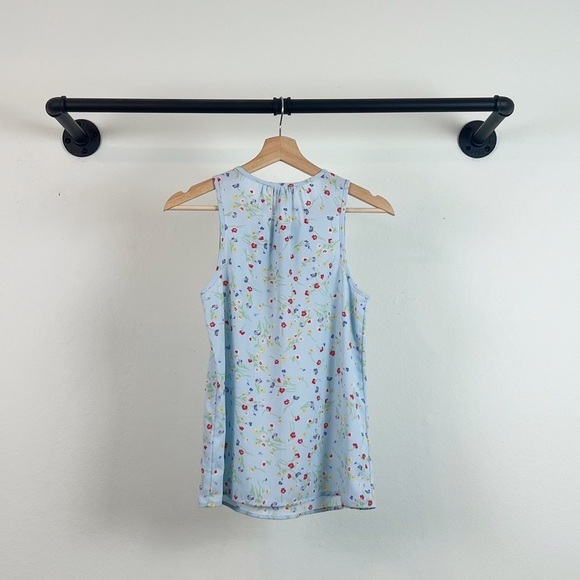 NWT StitchFix 41 Hawthorn Elliana Hidden Keyhole Sleeveless Floral Blouse - Picture 5 of 6